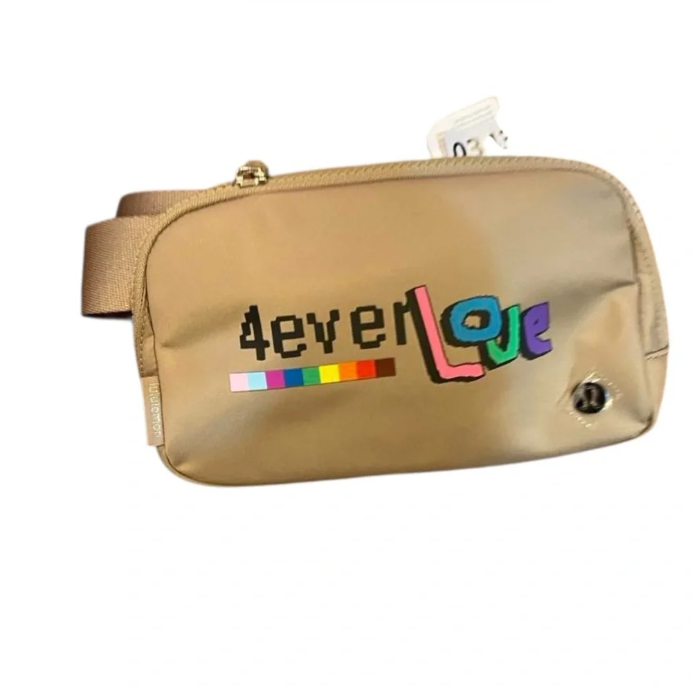 lululemon belt bag pride NWT Lululemon everything belt bag *pride SHEER OAK